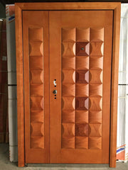 Luxury China Solid Steel Wood Armored Aluminium Door on China WDMA