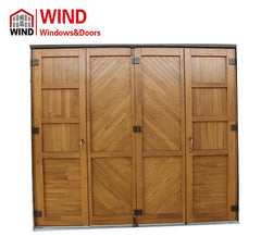 Luxury Copper Wood Partitions Patio Door Bi Folding Sliding Door for Restaurant on China WDMA