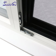 Luxury aluminium double open outside casement windows on China WDMA