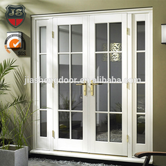Luxury type solid timber wood glass door on China WDMA