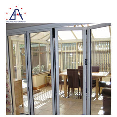 Made-in-China Anodized Clear Glass Aluminium Folding Doors Cost Per Square Meter on China WDMA