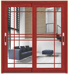 Made in China guaranteed quality sliding doors bedroom partition door tempered aluminum glass door on China WDMA