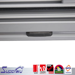 Manually operated aluminium sliding door with blind shutter used house interior on China WDMA