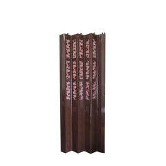 Manufacture good quality bathroom pvc plastic concertina folding doors sliding on China WDMA