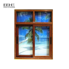 Manufacturer supply simple design aluminum sliding gatehouse window with frame cost on China WDMA