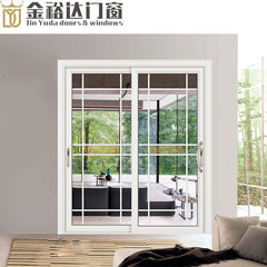 Manufacturers selling two rail aluminum sliding door tempered glass sliding door to the living room balcony window professional on China WDMA