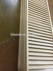 Mass Production Show Poplar Wooden Louver Door Wooden Or Timber Louver on China WDMA