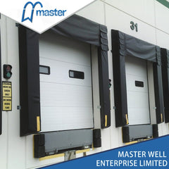 Master Well CE certification Industrial sectional door with pedestrian door for your option on China WDMA