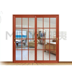 Mauritius Aluminum Wooden Sliding Doors Rail on China WDMA