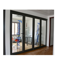 Metal Bi Folding Glass Shower Shutter Doors on China WDMA