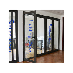 Metal Bi Folding Glass Shower Shutter Doors on China WDMA