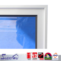 Miami Dade Code standards hurricane impact toughened glass fixed panel window on China WDMA