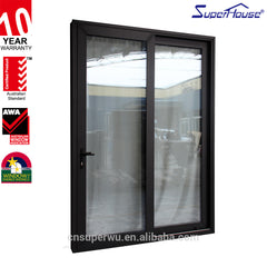 Miami Dade Code standards waterproof hurricane impact aluminium alloy exterior sliding glass doors prices on China WDMA