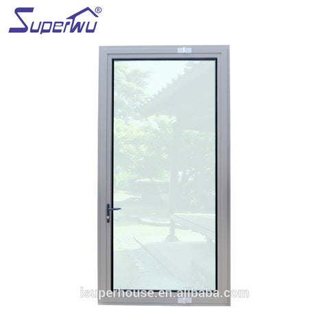 Miami-Dade County Approved aluminum glass french pivot doors exterior on China WDMA