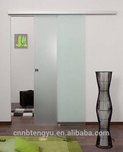 Modern Hidden Style sliding door with barn door hardware and soft closing on China WDMA