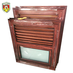 Modern house design exterior aluminium frame adjustable jalousie blinds windows on China WDMA