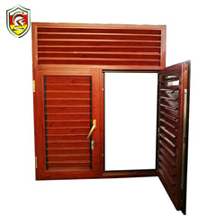 Modern house design exterior aluminium frame adjustable jalousie blinds windows on China WDMA