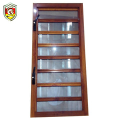 Modern house design exterior aluminium frame adjustable jalousie blinds windows on China WDMA