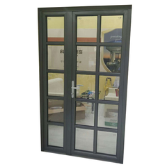 Modern luxury aluminium profile used exterior french doors for sale on China WDMA