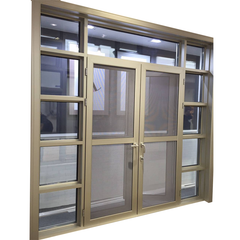 Modern luxury aluminium profile used exterior french doors for sale on China WDMA