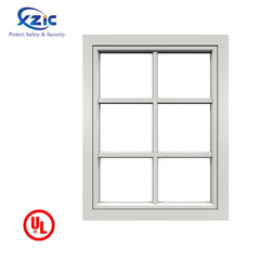 Modern new simple iron grills design fireproof window on China WDMA