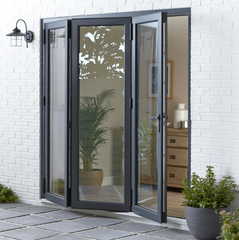 Modern style High quality aluminum folding glass patio door with good price on China WDMA