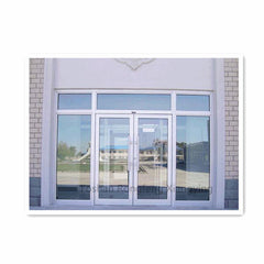 Modern style exterior double swing aluminum frame casement doors swing door on China WDMA