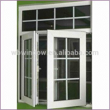 Modern windows aluminum window screen french casement window in China on China WDMA