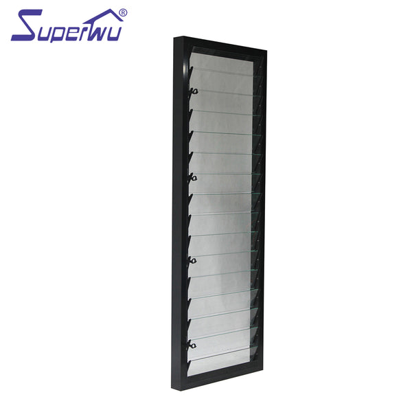 Most popular Aluminium frame cheap price glass louver window on China WDMA