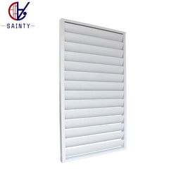 Most popular Aluminium frame cheap price glass louver window on China WDMA