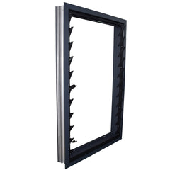 Motorized remote control glass louver jalousie security louver aluminium glass windows for sale on China WDMA