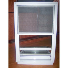 New 2016 Fiberglass Screen Aluminum Frame Double Hung Glass Window on China WDMA