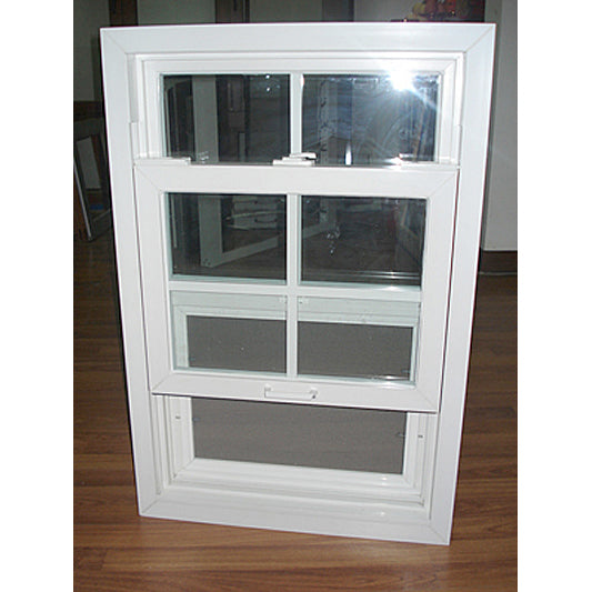 New 2016 Fiberglass Screen Aluminum Frame Double Hung Glass Window on China WDMA