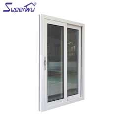 New Design AS2047 Aluminium Frame Sliding Window Double toughened glass window on China WDMA