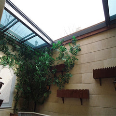 New design aluminium horizontal bi-folding vertical patio rain proof windows on China WDMA