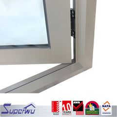 New design factory price patio single panel aluminium casement hinged glass door on China WDMA