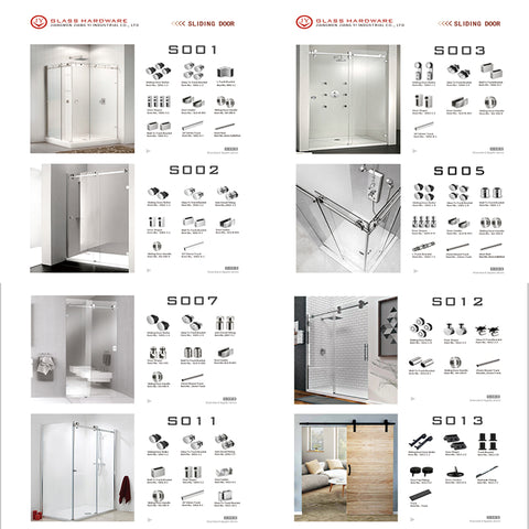 New design sliding glass door hardware for office with accessories on China WDMA