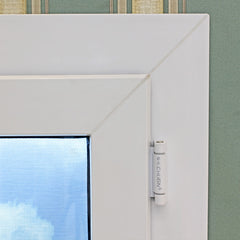 New design swing glass UPVC window used with invisible mosquito net on China WDMA