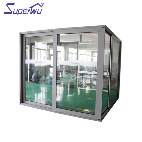 New factory price high quality security office style corner sliding doors and Windows on China WDMA