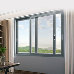 New roof 48 x 48 window roller aluminium sliding window design on China WDMA