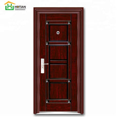 New style English scholar aroma fireproof steel wood security door catalogue on China WDMA