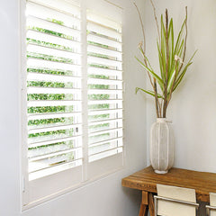 New style factory directly provide bi fold plantation shutters windows on China WDMA