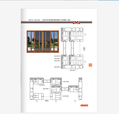 New style high quality aluminium sliding door with double glass on China WDMA