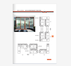 New style high quality aluminium sliding door with double glass on China WDMA