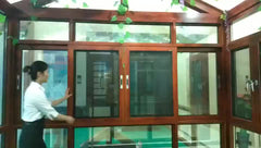 Interior aluminum bifold /sliding window cheap folding glass windows and doors on China WDMA