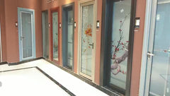 French Style Front Designs Aluminum Glass Casement Doors on China WDMA