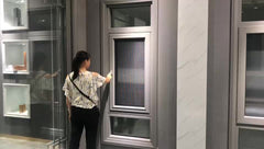 Aluminium Double Glazing World-top Hardware Hinged Window/Casement Window on China WDMA