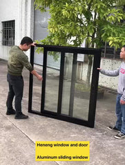 Made In China Double Glazed Aluminium Frame Sliding Glass Window Drawing With Mosquito Screen on China WDMA