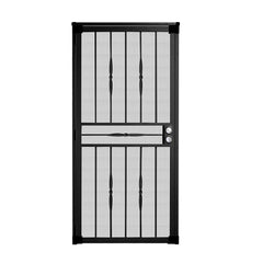 Simple Style Design White Steel Sliding Patio Screen Door Balcony Iron Sliding Net Door Wholesale on China WDMA