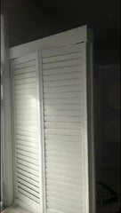 Sliding door or BI fold sliding shutters PVC plantation shutters on China WDMA